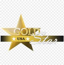 Gold star trophy for a winner or champion. Old Star Usa Logo Gold Star Png Image With Transparent Background Toppng