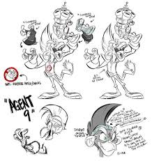 Black And White Spyro Agent 9 Art Spyro Reignited Trilogy Art Gallery Art Gallery Game Character Design Character Design