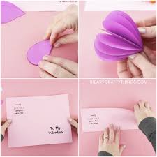 Let your heart leap off the page with this easy diy ilove you 3d pop up card and learn how to make diy 3d pop up card in very simple & easy steps.make this. How To Make A 3d Heart Card I Heart Crafty Things