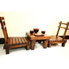 Diy low dining table and cushions, japanese inspired. Japanese Style Low Dining Table Set Sublime Exports