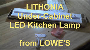 Rayzer low profile led undercabinet fixture, 24 inch, 3000k, 18.3 watt, 958 lumen, frosted acrylic diffuser Lithonia Led Undercabinet Lamp From Lowe S Youtube