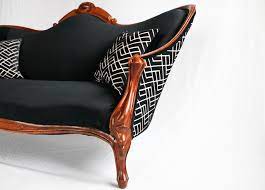 So Fancy An Antique Victorian Sofa Circa 1890 Reupholstered In A Dark Navy Velvet From Herman Miller Sofa Reupholstered Victorian Sofa Diy Furniture Couch