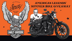 Win A 2017 Harley Davidson On Sailor Jerry American Legends Summer Bike Giveaway Summer Bike American Legend Harley Davidson