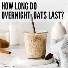 how long do overnight oats need to sit