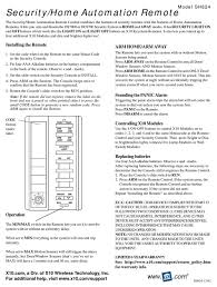 Remote control of your home's lamps has never been easier! X10 Sh624 User Manual Pdf Download Manualslib