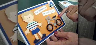 They need to inflate it to read it! How To Make A Cricut Biker Boy Birthday Card Papercraft Wonderhowto