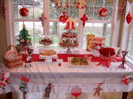 Christmas Sweets Table Christmas Table Decorations Christmas Dessert Table Christmas Birthday Party