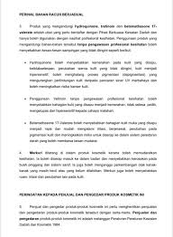 Deluxe beauty � ultra lightening cream pearl perfect fairness. Ns Daily On Twitter Kenyataan Media Ns Daily Produk Kosmetik Yang Mengandungi Racun Berjadual Merkuri Hydroquinone Tretinoin Betamethasone 17 Valerate Deeja Cosmetics Laika Cream Zulai Cream Yus Cream Dnars Luvee Cream