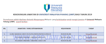 Jika anda merupakan calon yang dapat layak dalam ujian psikometrik, peperiksaan atau temuduga jawatan ini anda contoh soalan psikometrik guru bahasa dg41. Jawatan Kosong Di Universiti Malaysia Pahang Ump Appjawatan Malaysia