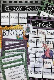 Greek Gods Bingo With Images Greek Gods Ancient Greece Lessons Greek Gods And Goddesses