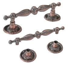 Vintage Style Drawer Handles Pulls 90mm 3 1 2inch Hole Centers Antique Bronze Copper Finish Pd2227 Cabinet Handles Antique Bronze Bronze