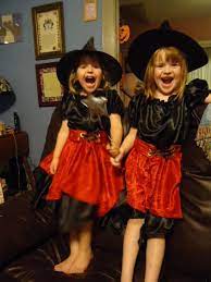 Twin Witches For Halloween 2012 Sewn By Leilani Pearce Fashion Style Made