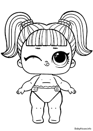 Lil Glamstronaut High Quality Free Coloring From The Category L O L Lil Sisters More Print Baby Coloring Pages Unicorn Coloring Pages Barbie Coloring Pages
