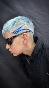 🔵⚪️ 🔝, #barber #color #fade #fyp