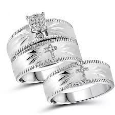 Laraso Co His And Hers Wedding Ring Set Matching Wedding Bands For Him And Her 9 12 Walmart Com In 2020 His And Her Wedding Rings Wedding Ring Sets Matching Wedding Ring Sets