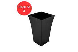 Check spelling or type a new query. Buy Large Black Milano Planters Garden Pots Pack Of 2 Plastic Storage Boxes