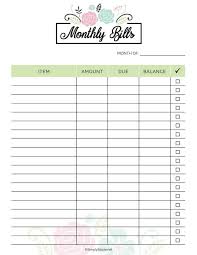 You can often work with billers to change your due dates so they coordinate with when you have the most. 2019 Financial Planner Free Printable Simply Stacie