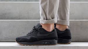 Nike Air Max 1 Premium Black Gum Where To Buy Ah8145 007 The Sole Supplier In 2020 Nike Air Max Air Max 1 Black Gums