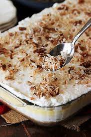 How To Make Coconut Cream Yum Yum Image Coconut Recipes Dessert Recipes Creamy Desserts