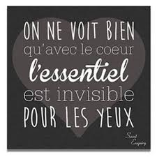On ne voit bien qu'avec le coeur, l'essentiel est invisible pour les yeux. Toile Createur Citations Noir On Ne Voit Bien Qu Avec Le Coeur L Essentiel Est Invisible Pour Les Yeux 28x28 Cm Q3170 Achat Vente Tableau Toile Soldes Sur Cdiscount