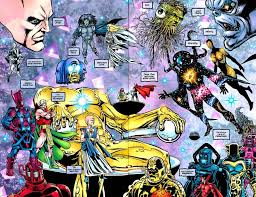 Thanos carries the deviants gene, and as such, shares the physical appearance of the eternals' cousin race. Marvel Celestial One Above All Shefalitayal