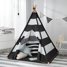 Black And White Striped Teepee Pin On Ideas Casa