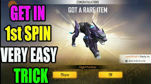 Best names for your pet in free fire. How To Get Night Panther In One Spin Free Fire Tricks And Tips Night Panther Run Gaming Youtube