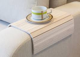 Couch Armrest Covers Sofa Arm Table Wooden Tv Trays Couch Tray