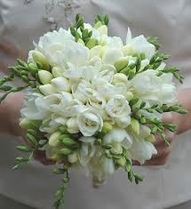 White Freesia Bouquet Flower Bouquet Wedding Freesia Wedding Bouquet Freesia Bouquet