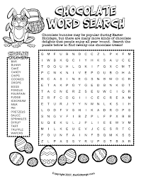 So if you want to link or download (pdf) a coloring page or image, simply follow the links to your category of choice or use the search function. Chocolate Word Search Free Printable Learning Activities For Kids Printable Colouring Sheets
