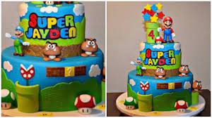 Justine asked if i could make a cake for her son's 5th birthday. Mario Cake Super Mario Cake Tutorial Cake Recipe Youtube