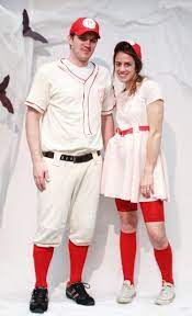 This costume also works for friends and couples! A League Of Their Own Team Costumes Live Free Creative Co