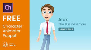Free downloadable example puppets for use with adobe character animator. Graphicmama Free Adobe Character Animator Puppet Template Alex The Businessman Facebook