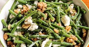 Recette De Pique Nique Salade De Haricots Verts A La Fet Salade Haricots Verts Salade Haricot Recette Haricot Vert