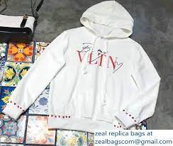 Download Valentino Red Rockstud Hoodie Sweater Be My Vltn Heart White 2018 Sweater Hoodie Sweaters Hoodies