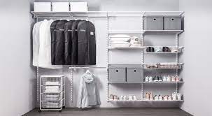 Ventilated wire closet system shelf kit storage of clothes. Wardrobe Storage Design Your Own System Regalraum