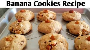 Form tablespoon sized cookies and place on prepared baking tray. Whole Wheat Banana Cookies Healthy Cookies No Maida No Sugar Healthy Snack Youtube