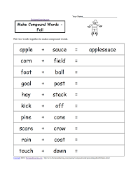 Our reception maths worksheets (pdf) covers numbers, addition and subtraction, and shapes worksheets. Make Compound Words Printable Worksheets Enchantedlearning Com