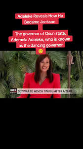 Adeleke Reveals How He Became Jackson The governor of Osun state, Ademola  Adeleke, who is known as the dancing governor, owing to his viral dance  moves which have broken the internet