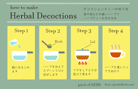 ハーブティーの入れ方 硬いハーブの有効成分を引き出す方法 how to make herbal decoctions ハーブ ドライ ハーブ ハーブティー
