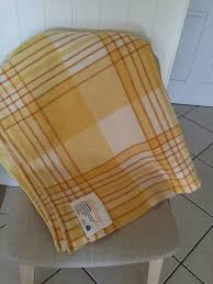 Vintage Double Bed Pure Wool Blanket By Etsy Blanket Wool Blanket Double Beds