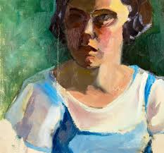 Elizabeth Jewell (WA,MA,1874-1956) oil painting 120271