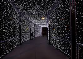 Hall Of Lights Now That Would Be An Awesome Wedding Entrance For Guests Light Tunnel Starry Lights Night Circus