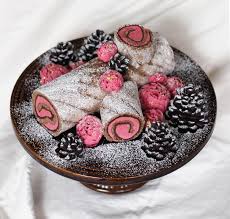This Year S Buche De Noel For My Family Chocolate Ladyfingers Ganache Raspberry Mousse Chocolate Pine Co Icing Flowers Royal Icing Flowers Raspberry Mousse