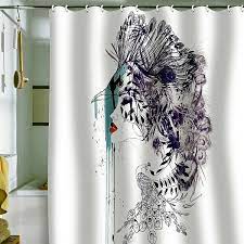 Gorgeous bathroom decorating ideas a shower curtain hung at the ceiling in. Shower Curtains Ideas For Designs For The Modern Bathroom Interior Interior Design Ideas Ofdesign