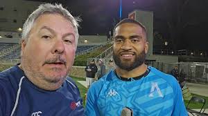 Junior Gafa Looks at Anthem Opener