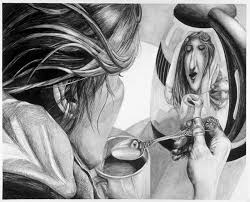 I Feel Like It Would Take Me A Long Time To Draw This Reflection Art Reflection Drawing Ap Studio Art