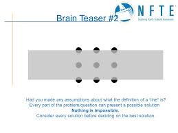 We did not find results for: What Is An Entrepreneur Could You Connect The 9 Dots With 4 Connecting Lines Don T Lift Your Writing Instrument Off The Paper Brain Teaser Ppt Download