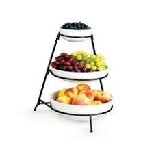 Decmode aluminum wire footed two tiered tray. 20 3 Tier Fruit Basket Stand Ideas Tiered Fruit Basket Fruit Basket Tidy Kitchen