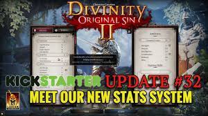 Divinity 2 Level Up Chart Divinity Original Sin 2 Update 32 Meet Our New Stats System Youtube